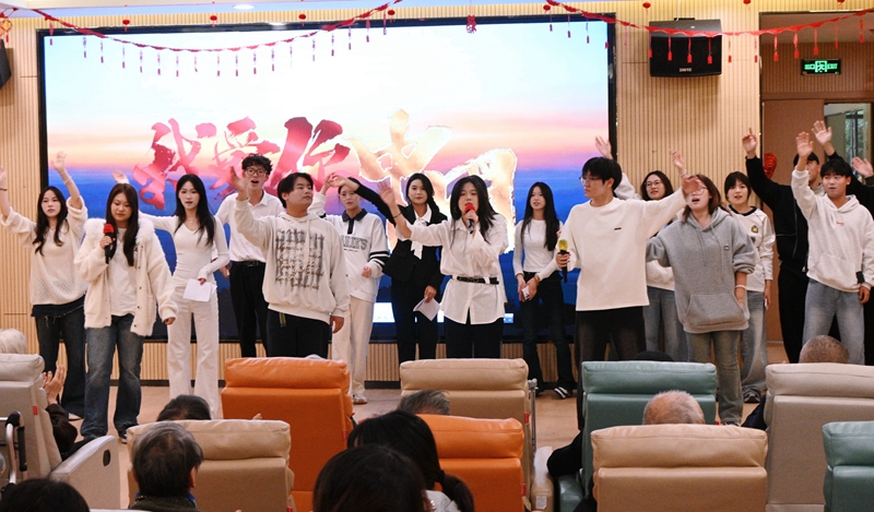 青春暖夕陽，藝術潤心田——我校組織大學生志愿者開展養老院志愿服務暨文化藝術交流活動